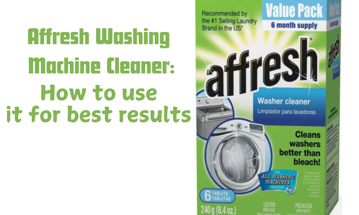 affresh washing machine cleaner